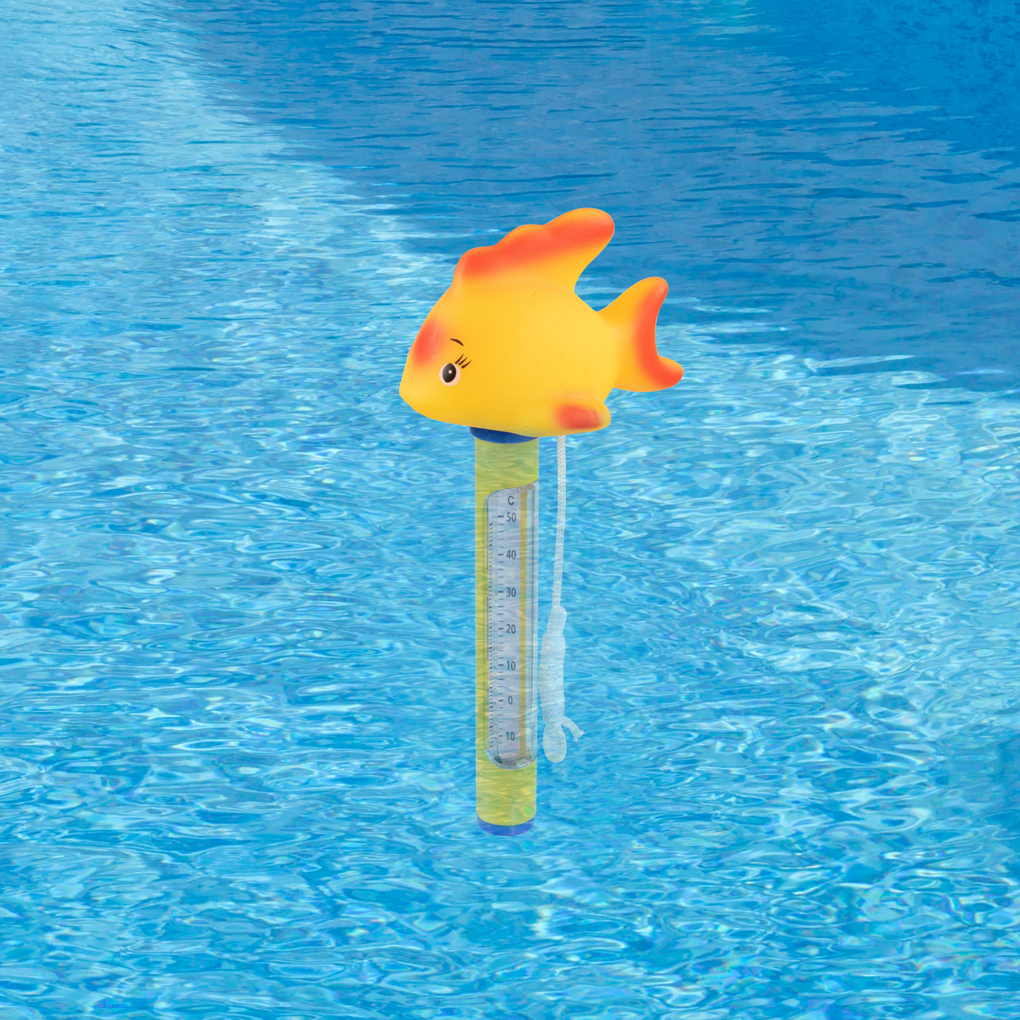 Northlight Seasonal 9.25" Goldfish Floating Swimming Pool Thermometer ...